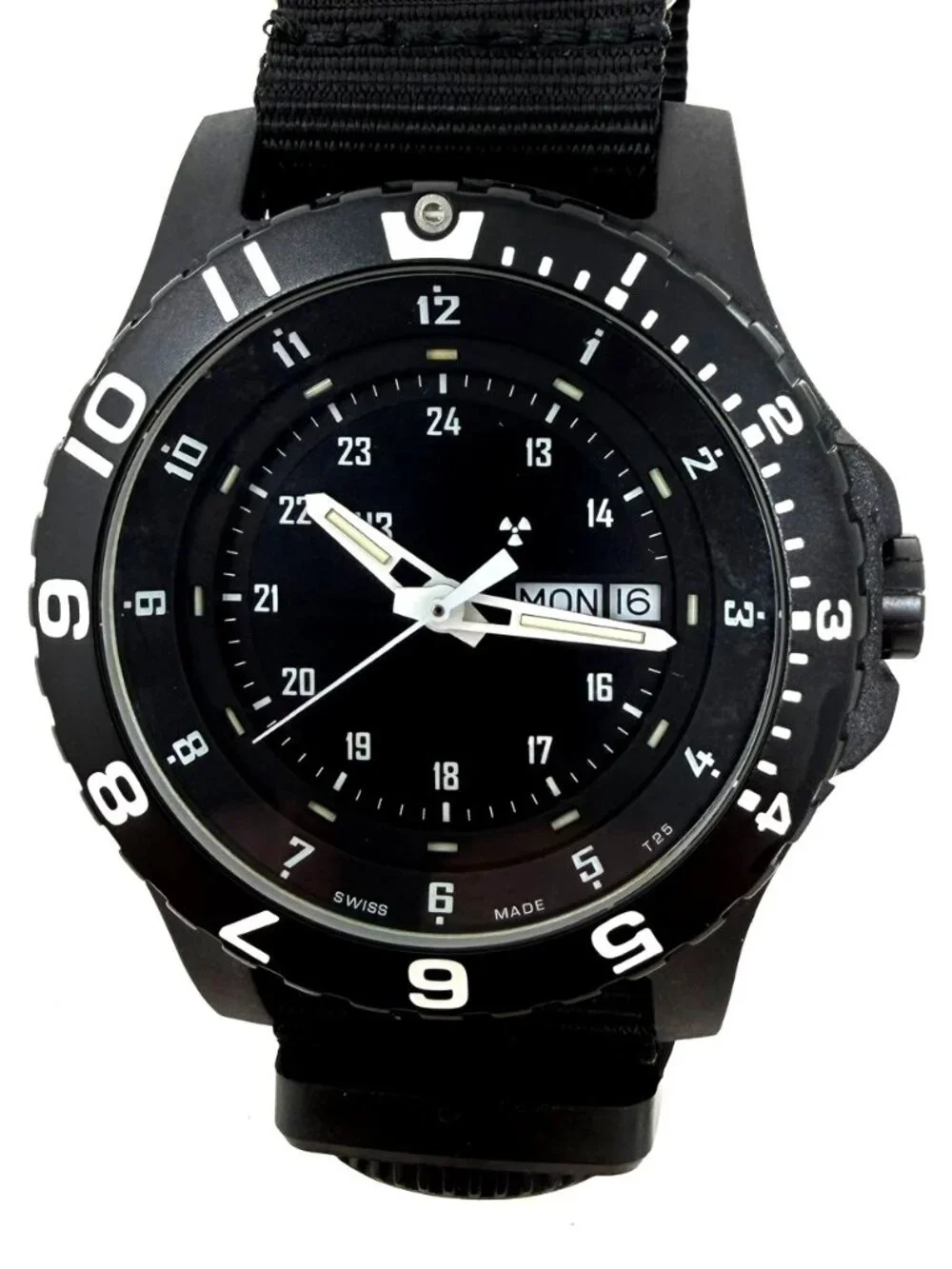 TRASER P6600 Type 6 MIL-G Swiss Military Grade GLow W/Compass Watch 45mm 200M